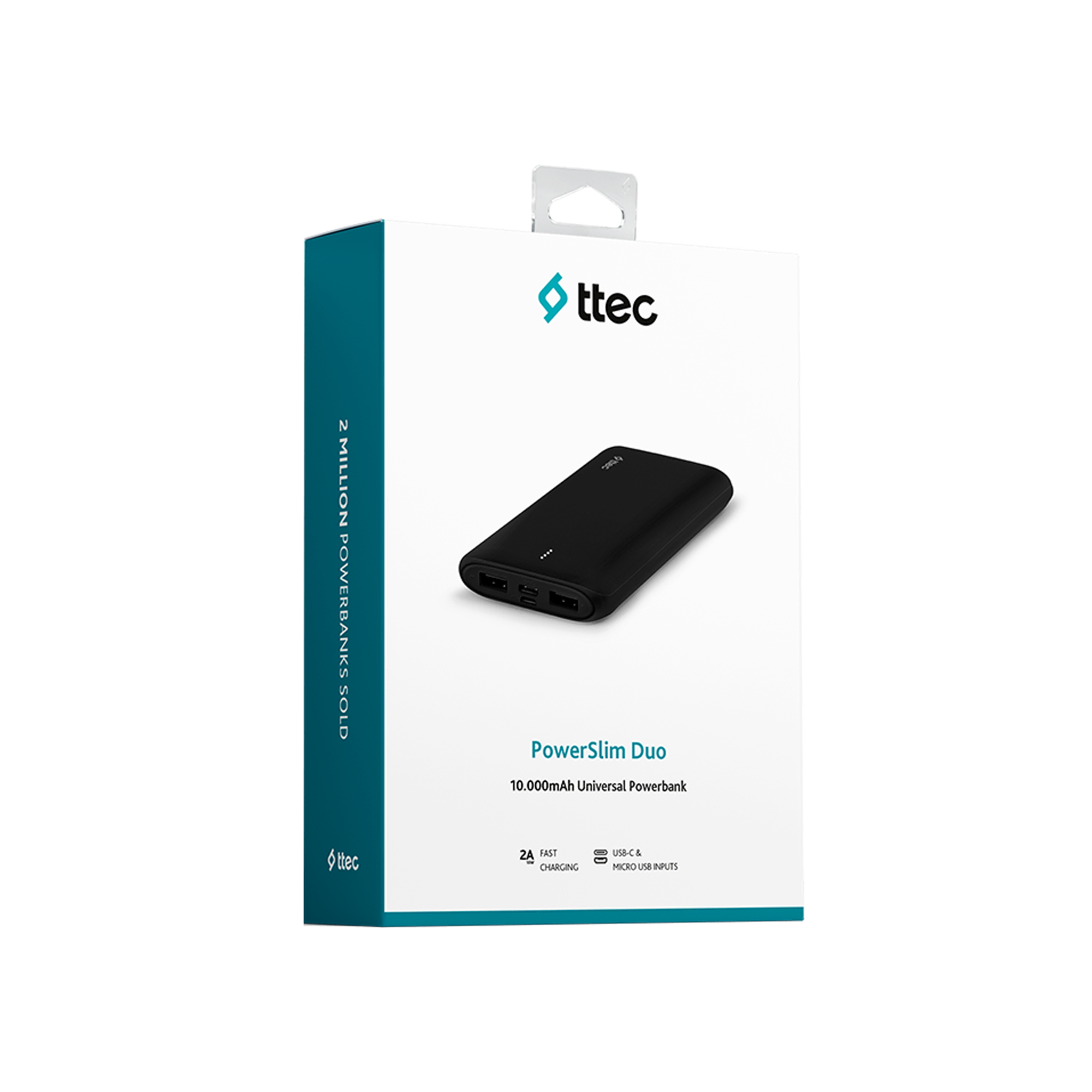 Ttec 2BB163S PowerSlim Duo 10.000mAh Ta Cep Telefonu Aksesuar
